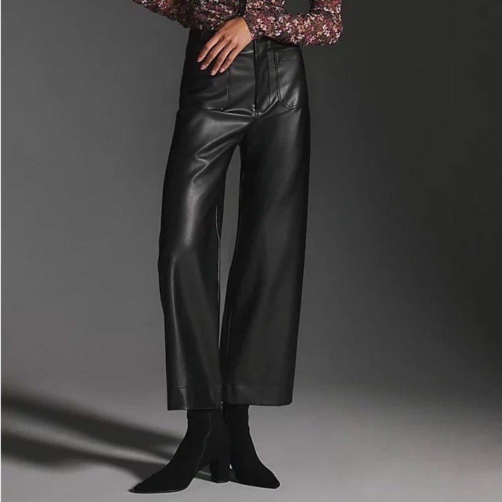 EUC Maeve The Colette Faux Leather Pants Size 28P